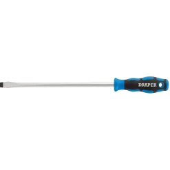 Soft Grip Plain Slot Screwdriver, 9.5 x 250mm