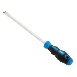 Soft Grip Plain Slot Screwdriver, 9.5 x 250mm