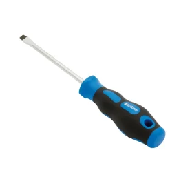 Soft Grip Plain Slot Screwdriver, 5 x 100mm