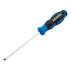 Soft Grip Plain Slot Screwdriver, 3.2 x 100mm