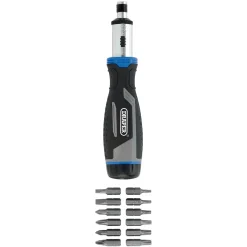 Soft Grip Ratchet Screwdriver and Bit Set, 1/4" (13 Piece)