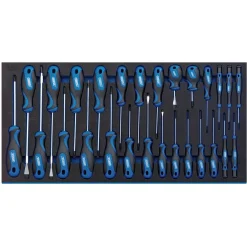 Soft Grip Screwdriver Set in Full Drawer EVA Insert Tray (27 Piece)