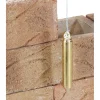 Solid Brass Plumb Bob with Nylon Line, 100g, 5m