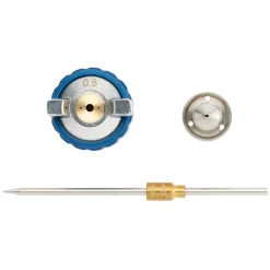 Spare 0.8mm Nozzle, Needle and Cap Set for Spray Guns 09708 and 09709