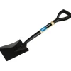 Square Mouth Mini Shovel with Wood Shaft