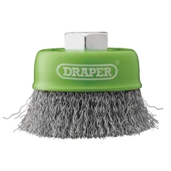 Stainless-Steel Crimped Wire Cup Brush, 75mm, M14