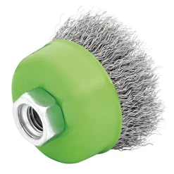 Stainless-Steel Crimped Wire Cup Brush, 65mm, M14