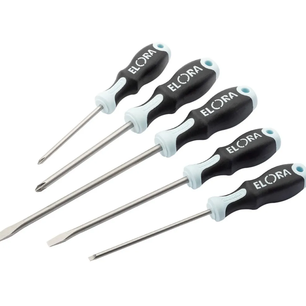 Stainless Steel Engineers Screwdriver Set (5 Piece)