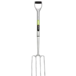 Stainless Steel Garden Fork with Soft Grip Handle