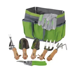 Stainless Steel Garden Tool Set with Storage Bag (8 Piece)