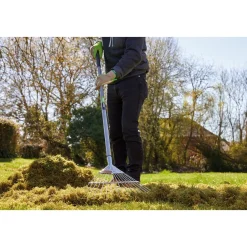 Stainless Steel Soft Grip Lawn Rake