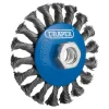 Steel Bevelled Twist-Knot Wire Wheel Brush, 100mm, M14