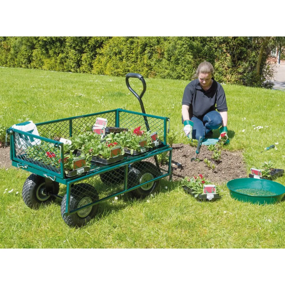 Steel Mesh Garden Cart, 200kg