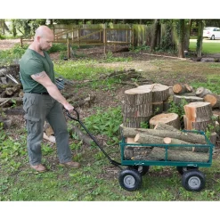 Steel Mesh Garden Cart, 200kg