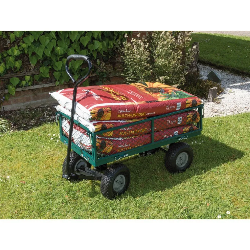 Steel Mesh Garden Cart, 200kg