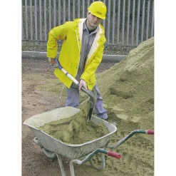 Steel Square Mouth Builders Shovel with Hardwood Shaft