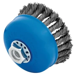 Steel Twist-Knot Wire Cup Brush, 100mm, M14