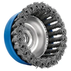 Steel Twist-Knot Wire Cup Brush, 100mm, M14