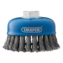 Steel Twist-Knot Wire Cup Brush, 100mm, M14