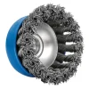 Steel Twist-Knot Wire Cup Brush, 75mm, M14