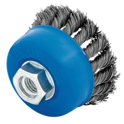 Steel Twist-Knot Wire Cup Brush, 75mm, M14