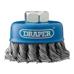 Steel Twist-Knot Wire Cup Brush, 65mm, M14
