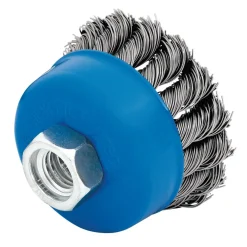Steel Twist-Knot Wire Cup Brush, 65mm, M14