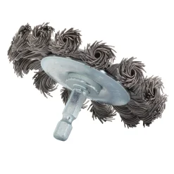 Steel Twist-Knot Wire Wheel Brush, 75mm