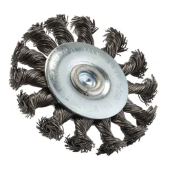 Steel Twist-Knot Wire Wheel Brush, 75mm