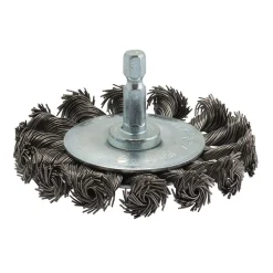 Steel Twist-Knot Wire Wheel Brush, 75mm