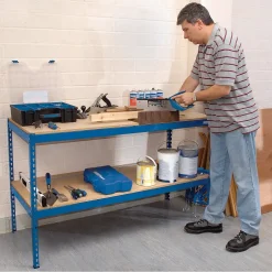 Steel Workbench, 1800 x 600 x 900mm