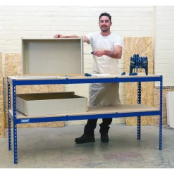 Steel Workbench, 1800 x 600 x 900mm