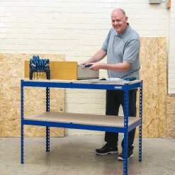 Steel Workbench, 1200 x 600 x 900mm