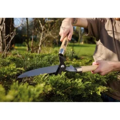 Straight Edge Garden Shears with Ash Handles, 230mm