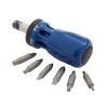 Stubby Ratchet Screwdriver and Bit Set Countertop Display (24 Piece)