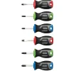 Stubby Soft Grip Screwdriver Set (6 Piece)