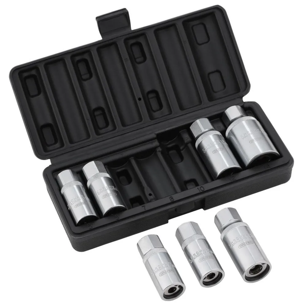 Stud Extractor Set, 3/8" Sq. Dr., 1/2" Sq. Dr. (7 Piece)