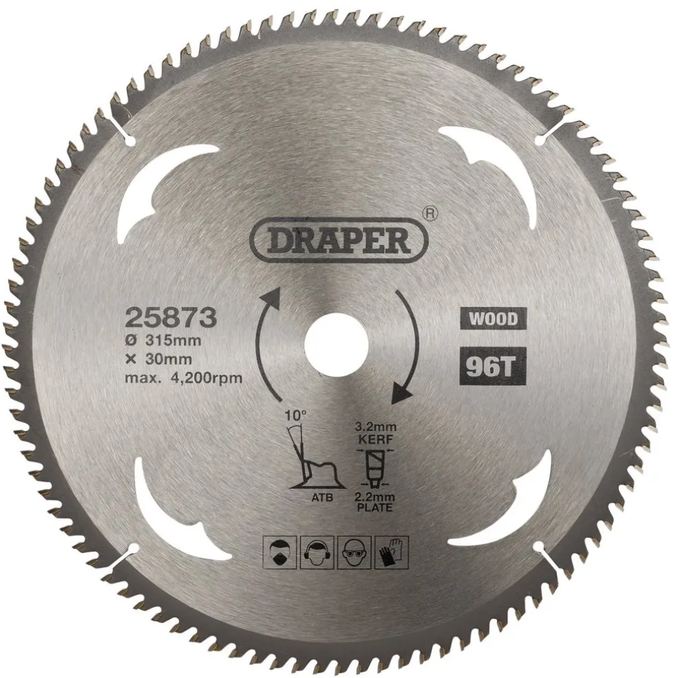 TCT Circular Saw Blade for Wood, 315 x 30mm, 96T