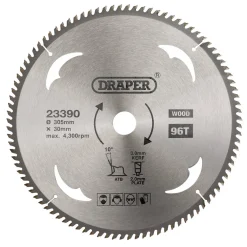 TCT Circular Saw Blade for Wood, 305 x 30mm, 96T