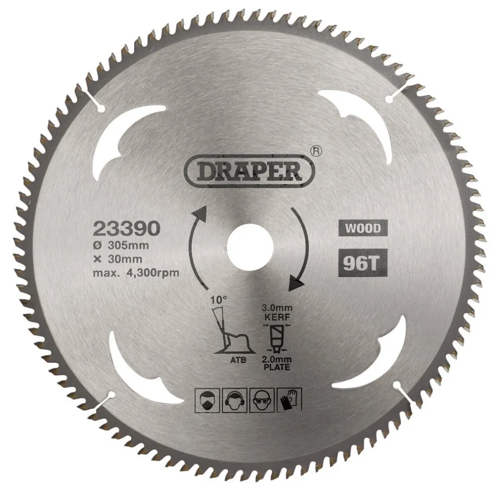 TCT Circular Saw Blade for Wood, 305 x 30mm, 96T
