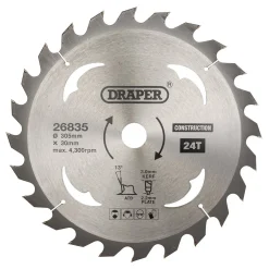 TCT Construction Circular Saw Blade, 305 x 30mm, 24T