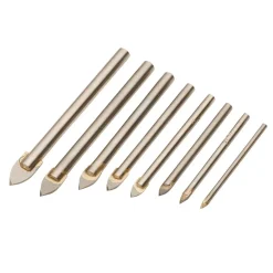TCT Tile and Glass Drill Bit Set (8 Piece)