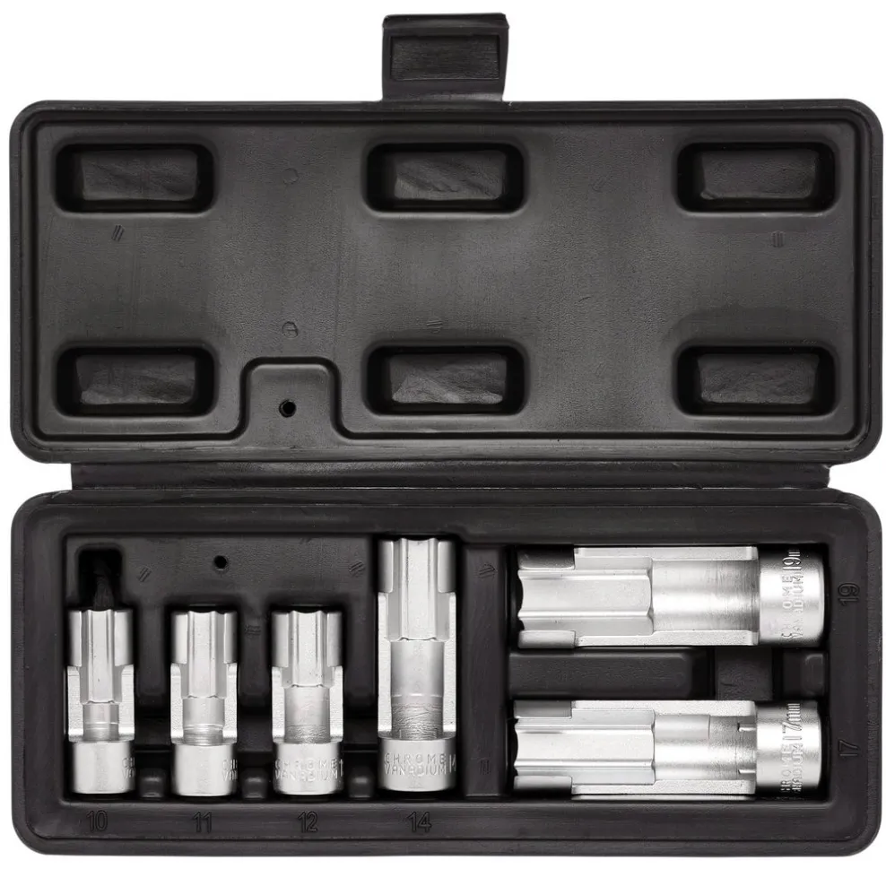 Temperature Sensor Socket Set, 1/2" and 3/8" Sq. Dr. (6 Piece)
