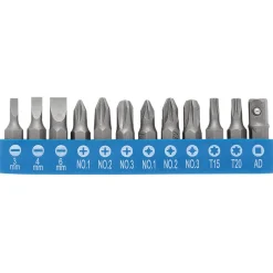T-Handle Screwdriver, Socket and Bit Set, 1/4