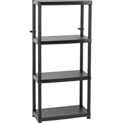 4 Tier Plastic Shelving Unit