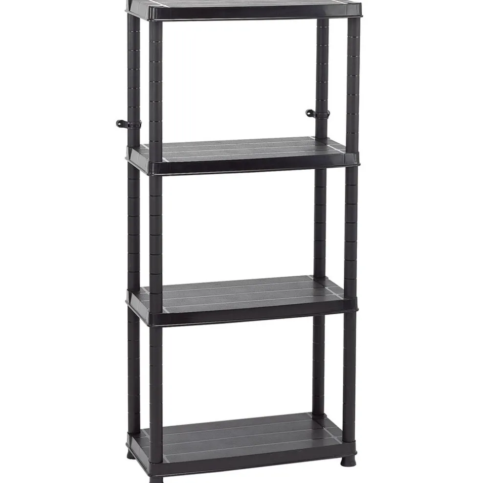 4 Tier Plastic Shelving Unit