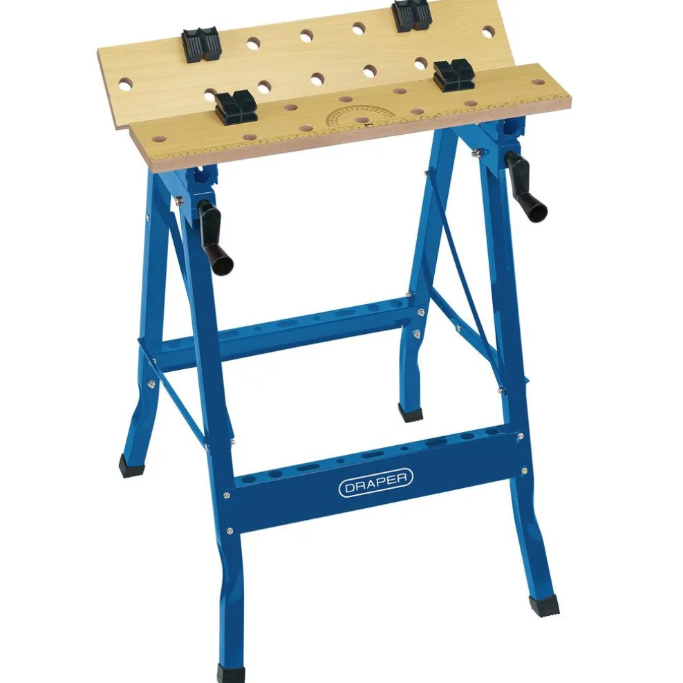Tilt & Clamp Fold Down Workbench, 600 x 650 x 800mm