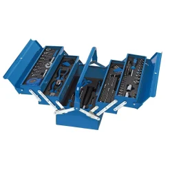 Tool Kit in Steel Cantilever Toolbox (126 Piece)