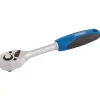 72 Tooth Reversible Soft Grip Ratchets, 1/4" Sq. Dr.