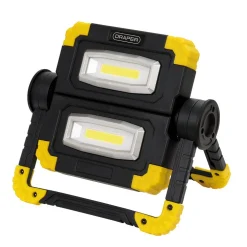 Twin COB LED Rechargeable Work Light, 10W, 850 Lumens, Micro USB Cable Supplied